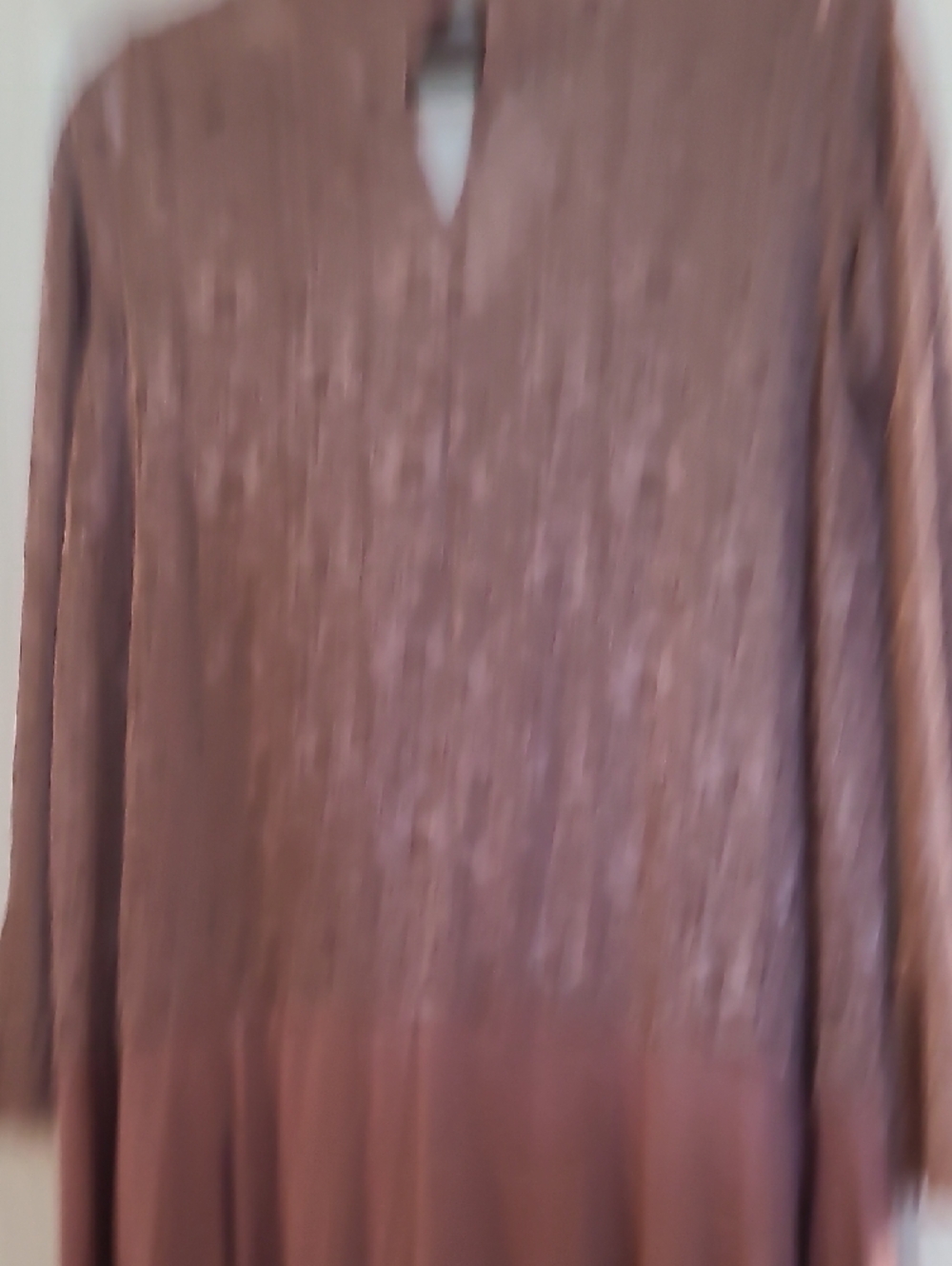 Listicle Dusty Mauve Ribbed-Trim Top - Picture 11 of 11